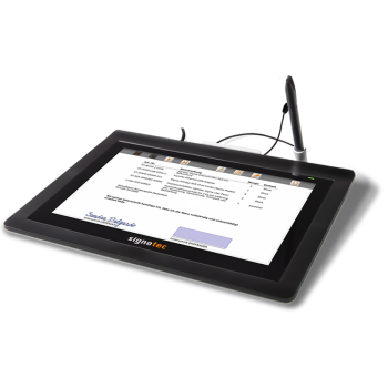signotec Delta Pad mit Dokumentenanzeige