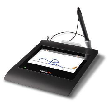 signotec Gamma Pad mit Unterschrift