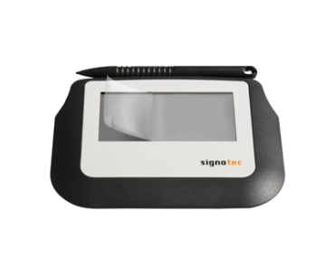 signotec Sigma Pad mit Displayschutzfolie