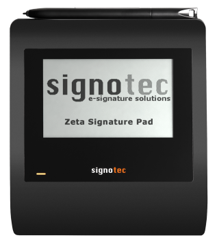 signotec Zeta Pad Vorderansicht