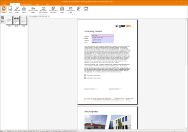 signotec signoSign/2 - Screenshot