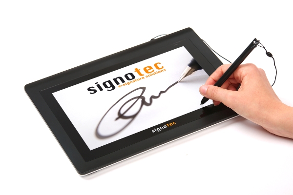 signotec Delta mit Hand