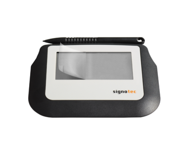 signotec Sigma Pad mit Displayschutzfolie