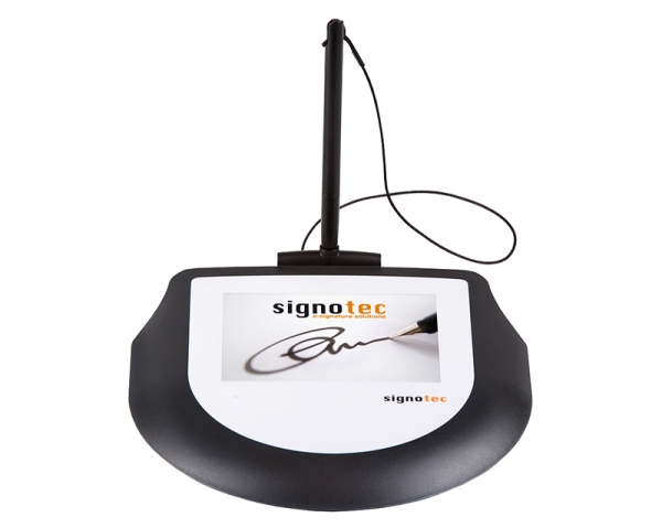 signotec Omega Pad mit vertikalem Stift