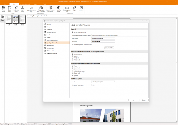 signotec signoSign/2 - Screenshot