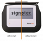 Preview: signotec Sigma Pad - Vergleich mit Hintergrundbeleuchtung